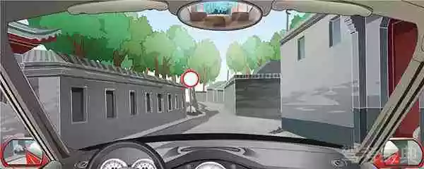 左侧标志表示前方路段允许进入。