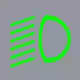机动车仪表板上（如图所示）亮时表示什么？